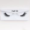1Pair Mink Half Lashes Soft Thick Eye End Lengthening Faux Eyelashes Natural Long Handmade Eyelash Cross Curl 3D Lash For Makeup - 09