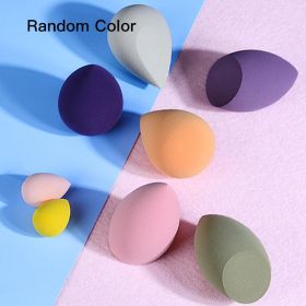 7Pcs Makeup Sponge Set Face Beauty Cosmetic Powder Puff for Foundation Cream Concealer Make Up Blender Tools Sponge косметика - Random Color