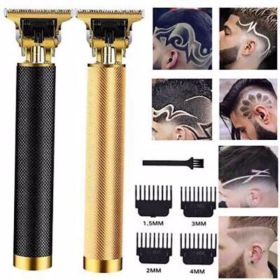 Professional Trimmer Hair Clippers Cutting Beard Cordless Barber Shaving Machine - as picture