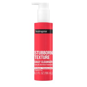 Neutrogena Stubborn Texture Daily Acne Facial Cleanser, 6.3 fl. oz - Neutrogena