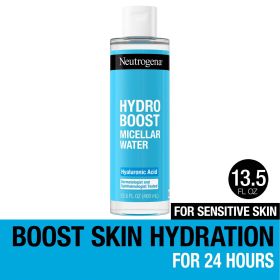Neutrogena Hydro Boost Micellar Water, Hyaluronic Acid, 13.5 fl. oz - Neutrogena