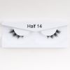 1Pair Mink Half Lashes Soft Thick Eye End Lengthening Faux Eyelashes Natural Long Handmade Eyelash Cross Curl 3D Lash For Makeup - 07