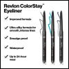 Revlon ColorStay Pencil Eyeliner with Built-in Sharpener Waterproof Smudgeproof Longwearing Eye Makeup with Ultra-Fine Tip 201 Black 2 Pack - Revlon