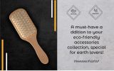 Natural Wooden Detangling Hair Brush - Default Title