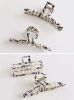 Hair Claw Clip, Elegant Metal Claw Clip, Large Jaw Clip Hair Clamp [R] - ST-BEA11057981-EMMA03755