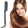 Professional Hair Straightener Brush Electric Hot Comb Negative Ion Hair Iron Straightening Brush Men Beard Straightener Beard Comb - US